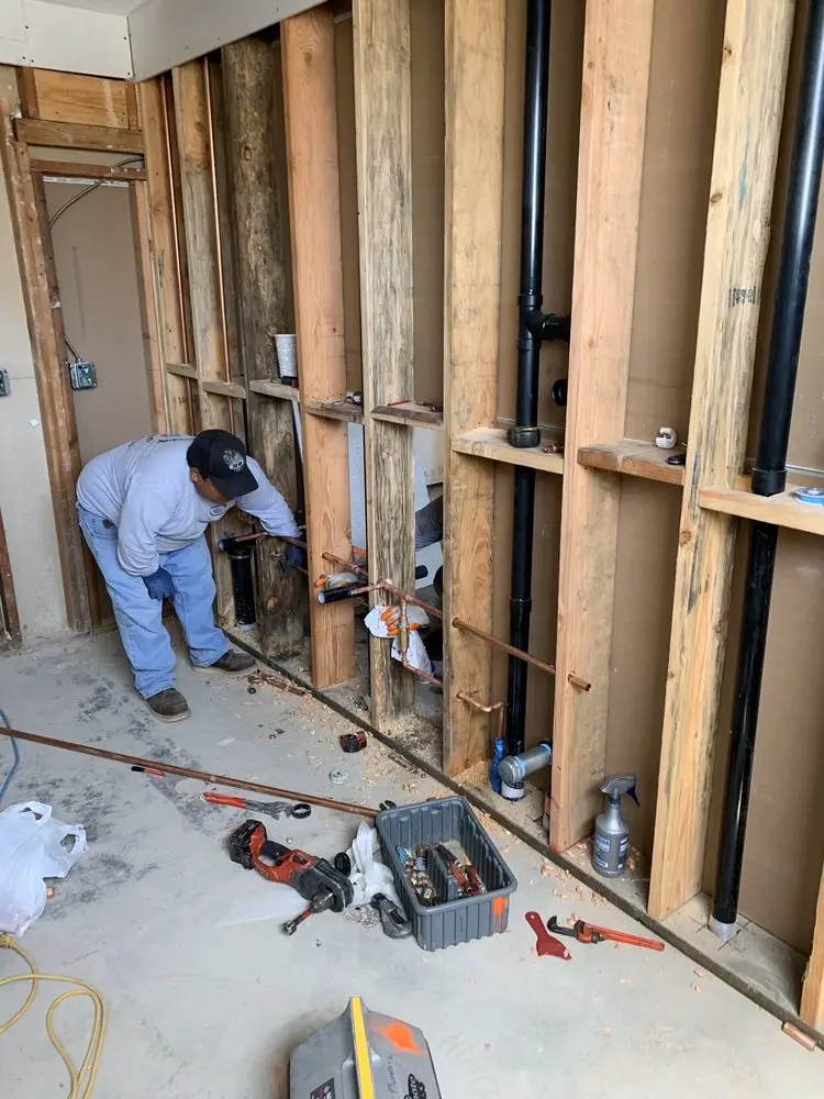 Commercial rough-in plumbing for Water Heater Replacement in Stewart Town